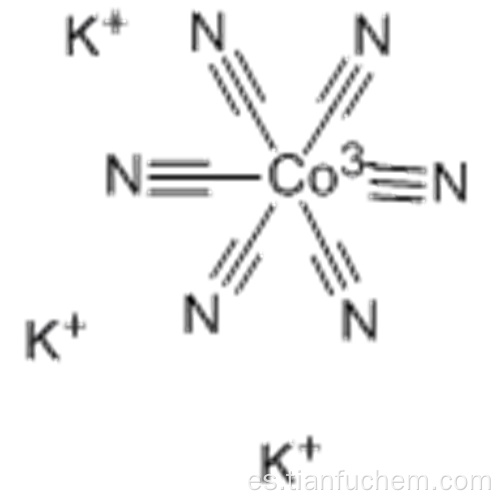 Hexacianocobaltato de potasio (III) CAS 13963-58-1